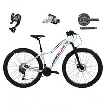 Bicicleta Aro 29 Absolute Hera Feminina Câmbios Shimano Altus 27v Freio Hidráulico K7 Garfo C-trava branco Tam: 17