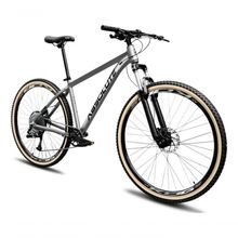 Bicicleta Aro 29 Absolute Nero 5 12v Hollowtech K7 Freio Hidráulico Garfo Trava No Guidão cinza Tam: 13.8