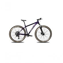 Bicicleta Aro 29 Absolute Nero 5 12v Hollowtech K7 Freio Hidráulico Garfo Trava No Guidão Roxo Tam: 17