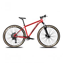 Bicicleta Aro 29 Absolute Nero 5 12v Hollowtech K7 Freio Hidráulico Garfo Trava No Guidão vermelho Tam: 15