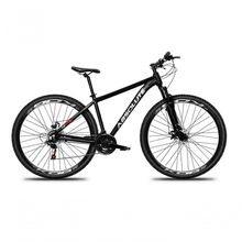 Bicicleta Aro 29 Absolute Nero 5 Alumínio 21v Freio A Disco Garfo Suspensão Mountain Bike preto Tam: 15