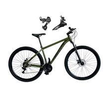 Bicicleta Aro 29 Absolute Nero 5 Alumínio 21v Câmbios Shimano Freio A Disco Mountain Bike oliva Tam: 19