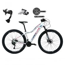 Bicicleta Aro 29 Absolute Hera Câmbios Shimano Alívio E Altus 27v Freio Hidráulico K7 Garfo C-trava branco Tam: 17