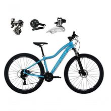 Bicicleta Aro 29 Absolute Hera Câmbios Shimano Altus 24v Alumínio Freio Hidráulico Garfo C-trava Azul Tam: 17