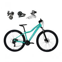 Bicicleta Aro 29 Absolute Hera Câmbios Shimano Altus 24v Alumínio Freio Hidráulico Garfo C-trava Verde Tam: 15