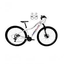 Bicicleta Aro 29 Absolute Hera Feminina Alumínio 21v Freio Hidraulico Garfo Suspensão Mtb branco Tam: 15