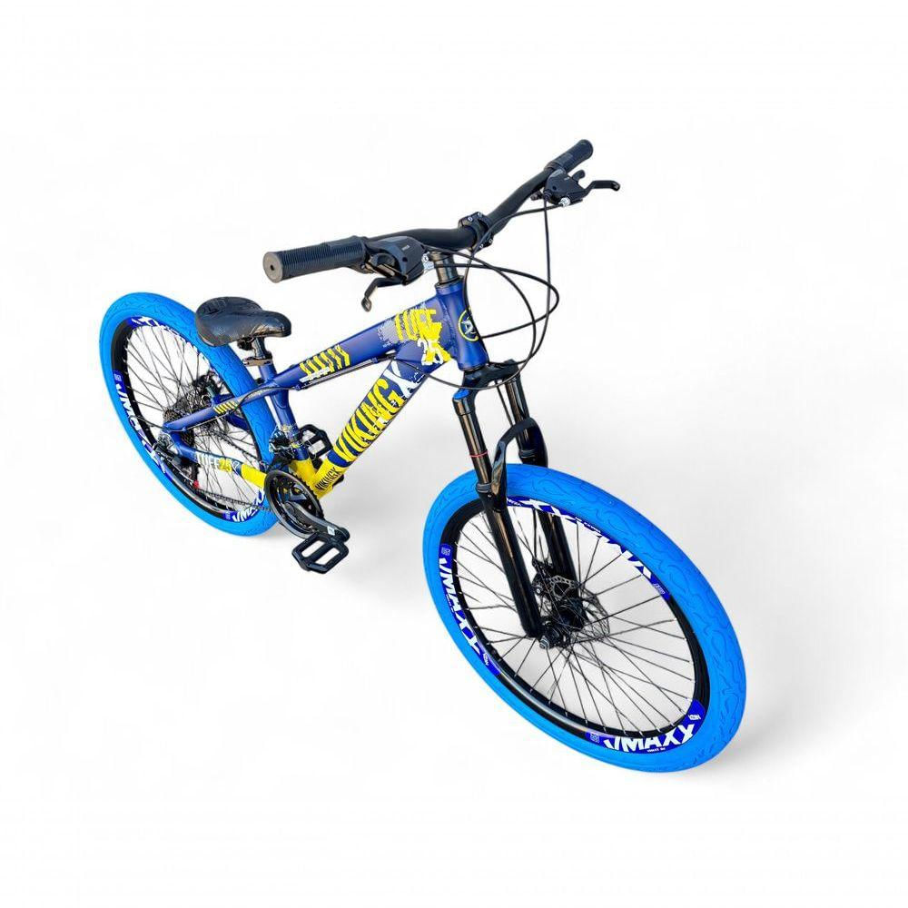 Bicicleta Aro 26 Vikingx Tuff Câmbios Shimano Freio Hidráulico 21v ...