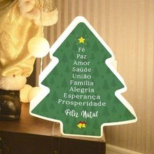 Luminária árvore De Natal - Desejos