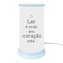Luminária De Mesa Frase Be Amazing