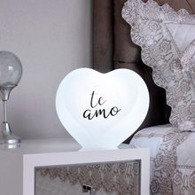Luminária Coração Te Amo White Led