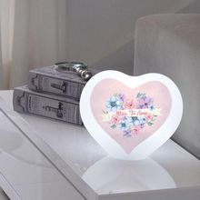 Luminária Coração Mãe Floral Led