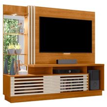 Estante Home Para 60 Polegadas Frizz Plus Cinamomo Off White Madetec