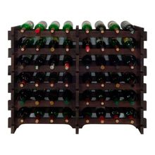 Adega Madeira 48 Garrafas Imbuia Cevey Adegas e Artesanatos