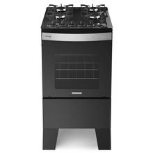 Fogão Itatiana Itaglass Plus 4 Bocas Preto Bivolt