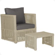 Mesa E 1 Poltrona Madri Corda Náutica Estofado 11 Trama Rami