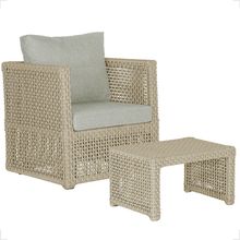 Mesa E 1 Poltrona Madri Corda Náutica Estofado 3 Trama Rami