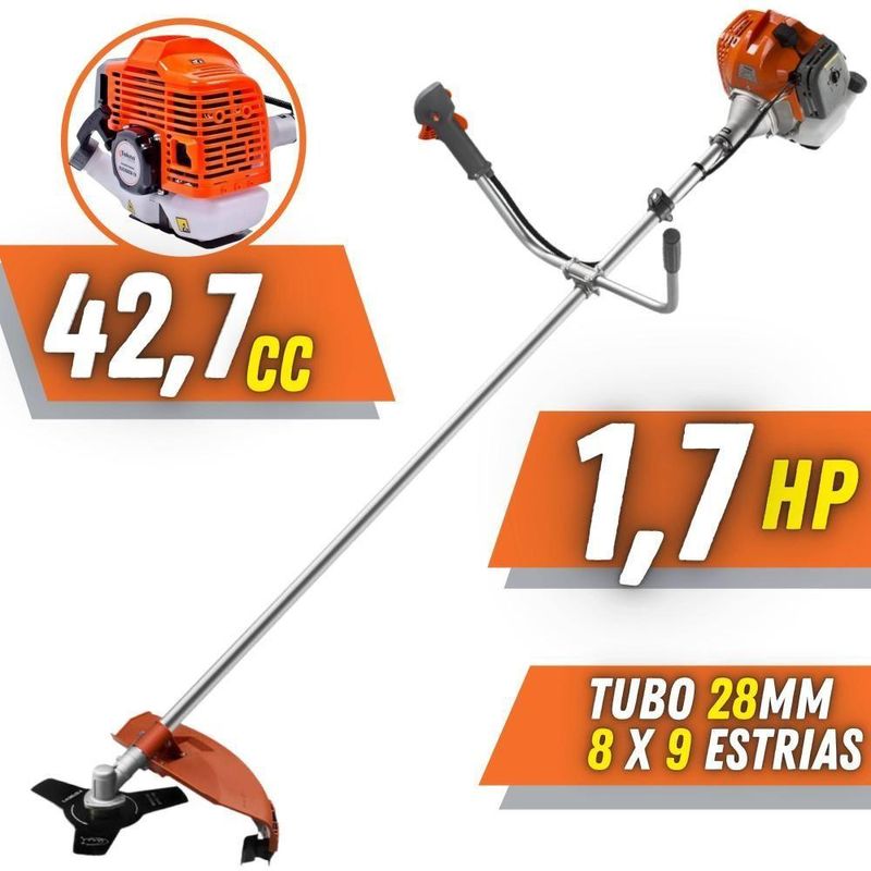 Roçadeira à Gasolina Lateral Rl430acntk Tekna 1,7hp 3 Em 1 - Shop Coopera