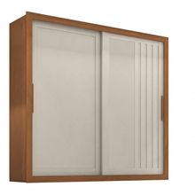 Guarda Roupa De Casal Trianon 2 Portas De Correr Cinamomo/areia