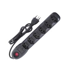 Filtro De Linha Megacabos 6 Tomadas Cabo Com 3 Metros