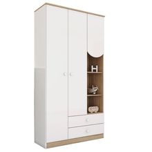 Guarda Roupa Infantil 3 Portas 181x92 Cm Magia Branco Jequitiba Henn