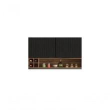 Armário Aéreo Itatiaia Exclusive 2 Portas Nicho - Grafite