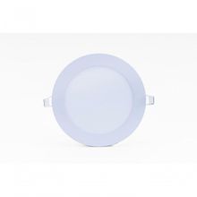 Plafon Led Slim 12w Redondo Embutir 6500k Branco Frio Bivolt - Kit Com 3 Un.