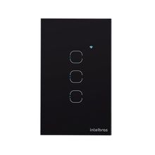 Interruptor Smart Zigbee Touch 3 Preto Ezs 1003 4850049