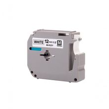 Fita Para Rotulador Brother M-k231 12mm Preto Sobre Branco