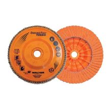 Disco De Lixa Flap 4.1-2 Enduro Turbo Walter 06a452 Grão 36-60 – Durável