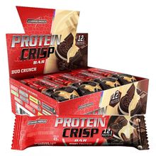 Barra Proteína Whey Crisp Bar 12 Unidades - Integralmedica Duo Crunch