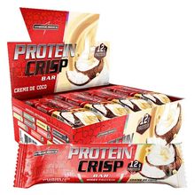 Barra Proteína Whey Crisp Bar 12 Unidades - Integralmedica Creme De Coco