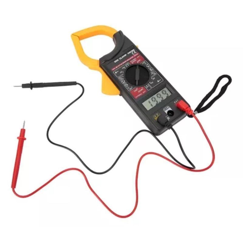 Alicate Amperimetro Digital Completo Com Estojo Protecao 750v 20a 200a ...
