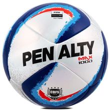 Bola De Futsal Penalty Max 1000 Xxiv Oficial Cbfs Selo Fifa Branco-azul