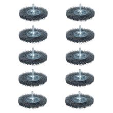 Escova De Aço Circular Ondulado 63mm Com Haste Makita D-39970 - 10 Unidades