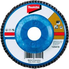 Disco De Lixa Flap 180x22mm Grão 60 Para Metais E Inox Makita D-36435