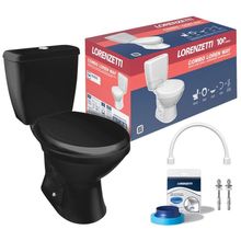 Vaso Sanitário Com Caixa Acoplada 6l Way + Kit De Instalção - Lorenzetti
