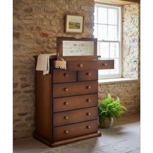 Cômoda Gramado Porta Jóias 1,20 X 50 X 80 - Madeira Maciça - Móveis De Gramado - Castanho