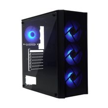 Gabinete Gamer ATX Brazil PC BPC-T02B 4 Coolers Lateral De Vidro