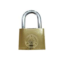 Cadeado 32mm Com 3 Chaves Tri-angle Dourado