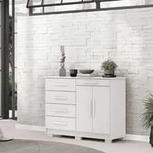 Cômoda Sapateira Armario Multiuso Sirius Branco - Mabe Magazine