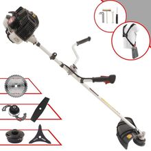 Roçadeira Profissional Lateral Kawashima Kw52le À Gasolina 52c 2,5hp 2t + Faca 2 Pontas Duraline 330mm + Faca 40 Dentes