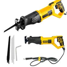 Serra Sabre Elétrica 1100w com Cabo Giratório 90° E Lâminas 220V