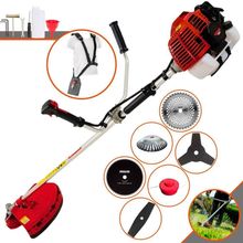 Roçadeira Profissional Kawashima Kw52l À Gasolina 52c 2,5hp + Faca 2 Pontas + Faca 40 Dentes + Faca 80 Dentes + Escova