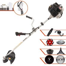 Roçadeira Kawashima Kw52le À Gasolina 52c 2,5hp 2t + Faca 2 Pontas + Faca 40 Dentes + Faca 80 Dentes + Faca 6 Pontas