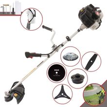 Roçadeira Profissional Lateral Kawashima Kw43le À Gasolina 43cc 1,7hp + Faca 2 Pontas 330mm + Faca 80 Dentes 255mm + Es