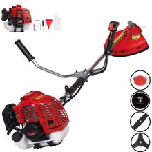 Roçadeira Profissional Lateral Kawashima Kw52l À Gasolina 52c 2,5hp + Faca 2 Pontas Duraline 330mm 2,7mm + Faca 80 Dent