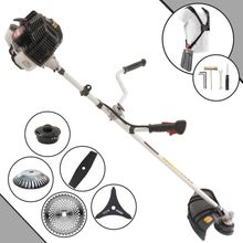 Roçadeira Profissional Lateral Kawashima Kw52le À Gasolina 52c 2,5hp 2t + Faca 2 Pontas 330mm + Faca 40 Dentes 255mm +