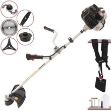 Roçadeira Profissional Lateral Kawashima Kw52le À Gasolina 52c 2,5hp 2t + Faca 2 Pontas Duraline 330mm + Faca 40 Dentes