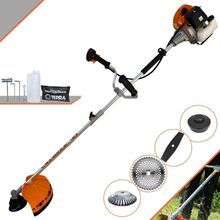 Roçadeira Profissional Lateral Terra Grhb430 À Gasolina 43cc 2t 1,7hp + Faca 40 Dentes Duraline 255mm 2mm + Escova Rota