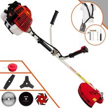 Roçadeira Lateral Kawashima Kw43l À Gasolina 43c 1,7hp + Faca 2 Pontas 330mm + Faca 40 Dentes 255mm + Faca 80 Dentes 25